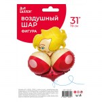 Шар фольгированный FA32 «Мистер Пи-Пи» с гелием арт.23244