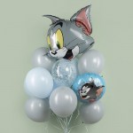 Шар фольга FA20 голова «Любимый кот» с гелием арт.24458