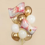 Шар фольга FA26 Рубли, купюра 5000 с гелием арт.26737