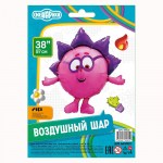 Фольгированный шар FA38 «Малышарики. Ежик» с гелием арт. 515302
