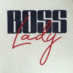 Шапка для бани и сауны «Lady BOSS», белая арт.7533500